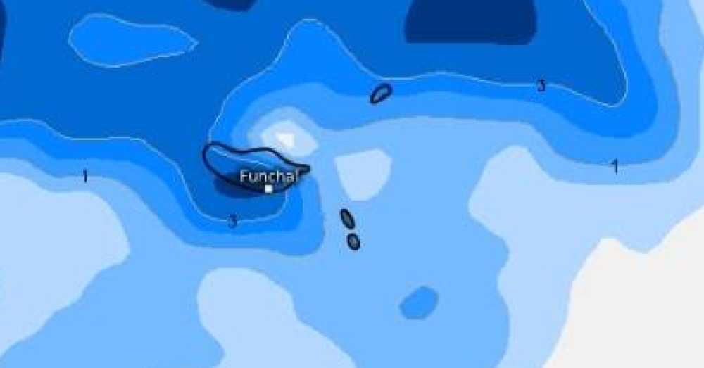 Chuva a partir da tarde na Madeira