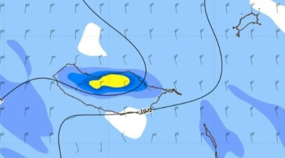 Previsão de chuva a partir da tarde
