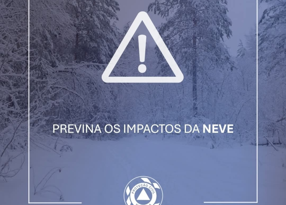 Proteção Civil emite recomendações face à queda de neve