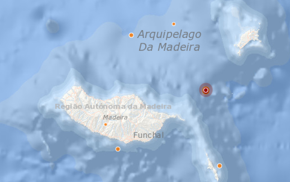 Madeira registou 10 sismos de fraca magnitude nos últimos 30 dias