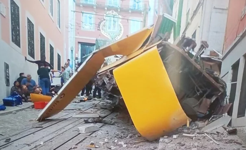 Vídeo mostra momentos de aflição em Lisboa