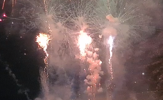 Girândola em Machico (vídeo)