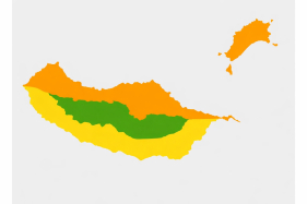 Aviso laranja para ondas de 12 metros