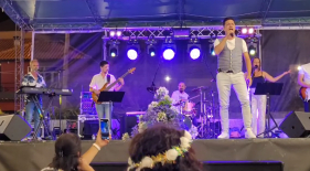 M&aacute;rcio Amaro levou "Bail&atilde;o" ao Arco de S&atilde;o Jorge (com v&iacute;deo)