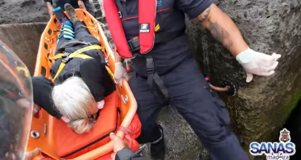 Turista resgatada na Ponta de São Lourenço