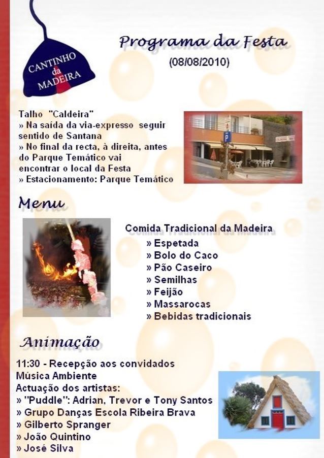 Festa Rádio Cantinho da Madeira, 2010