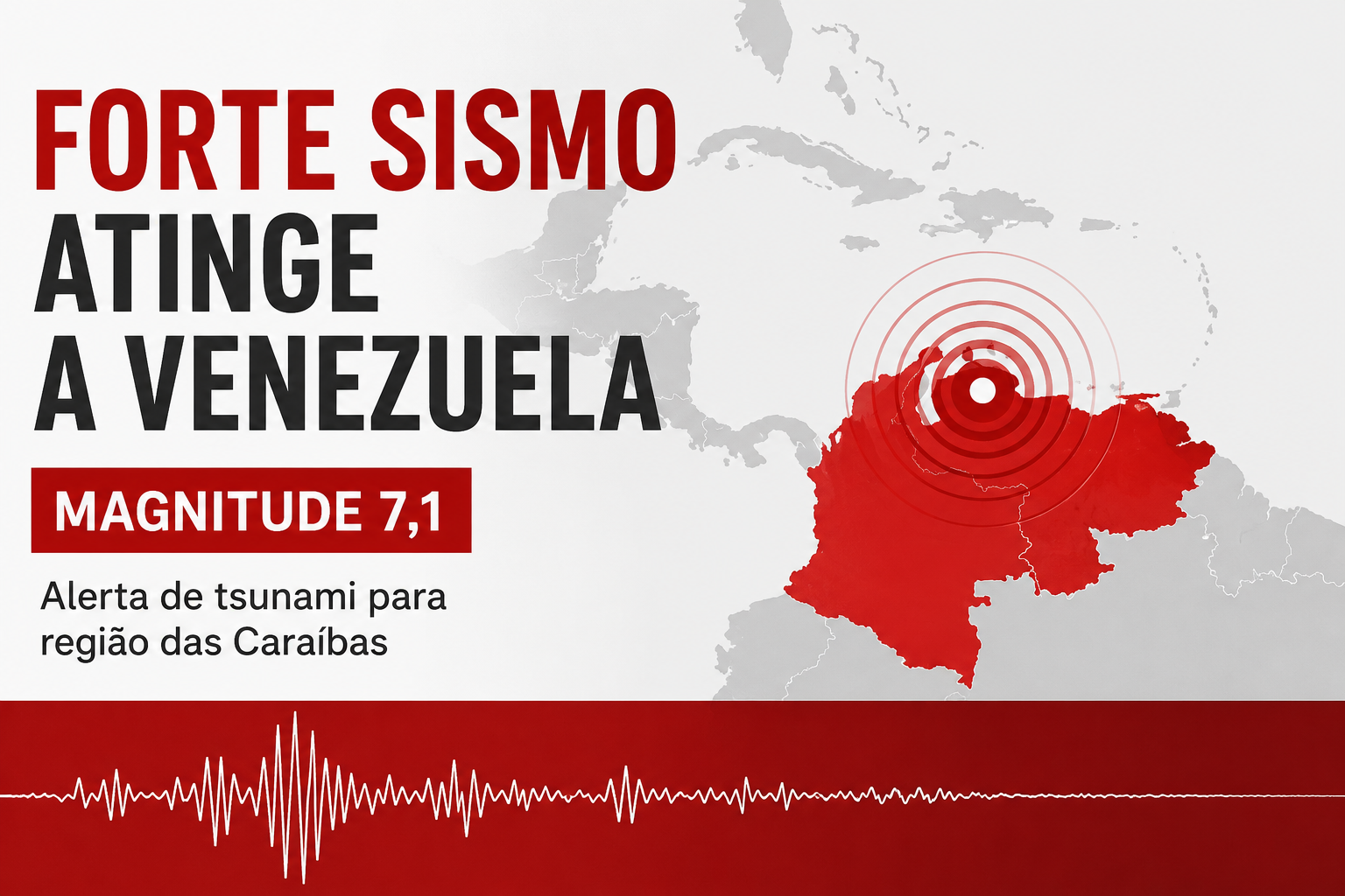 Sismo na Venezuela